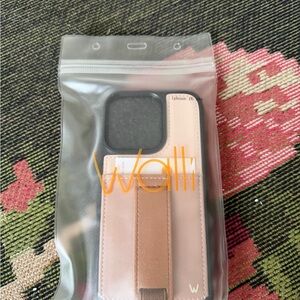 Walli Brown and Tan Phone Case with Strap 16 pro